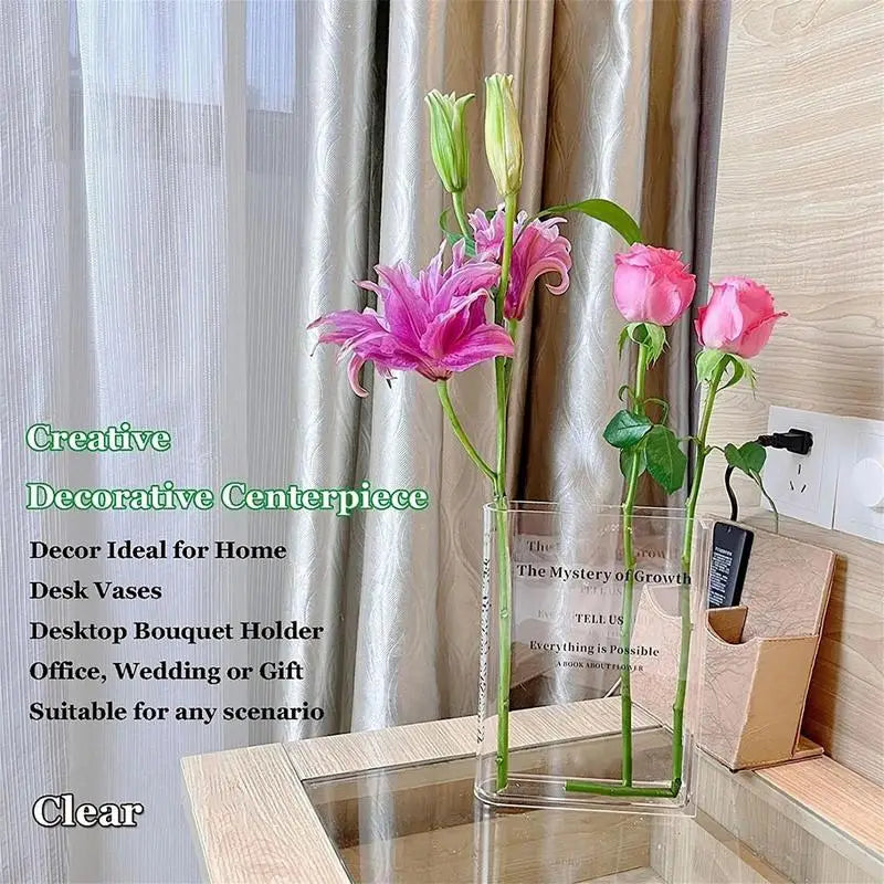 Creative Book Flower Vase