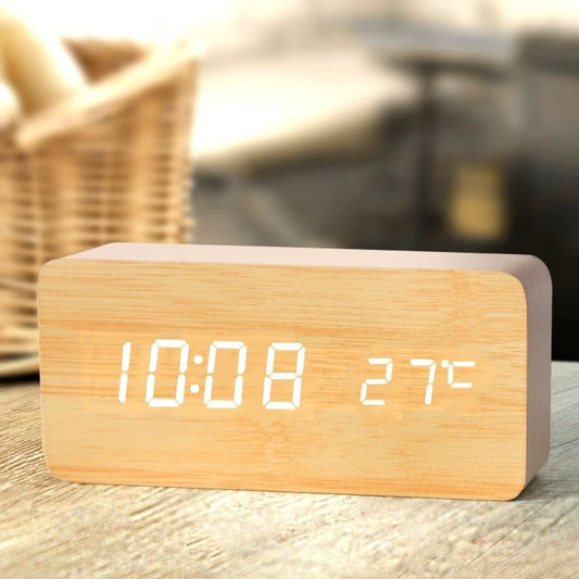 Wooden Digital Alarm