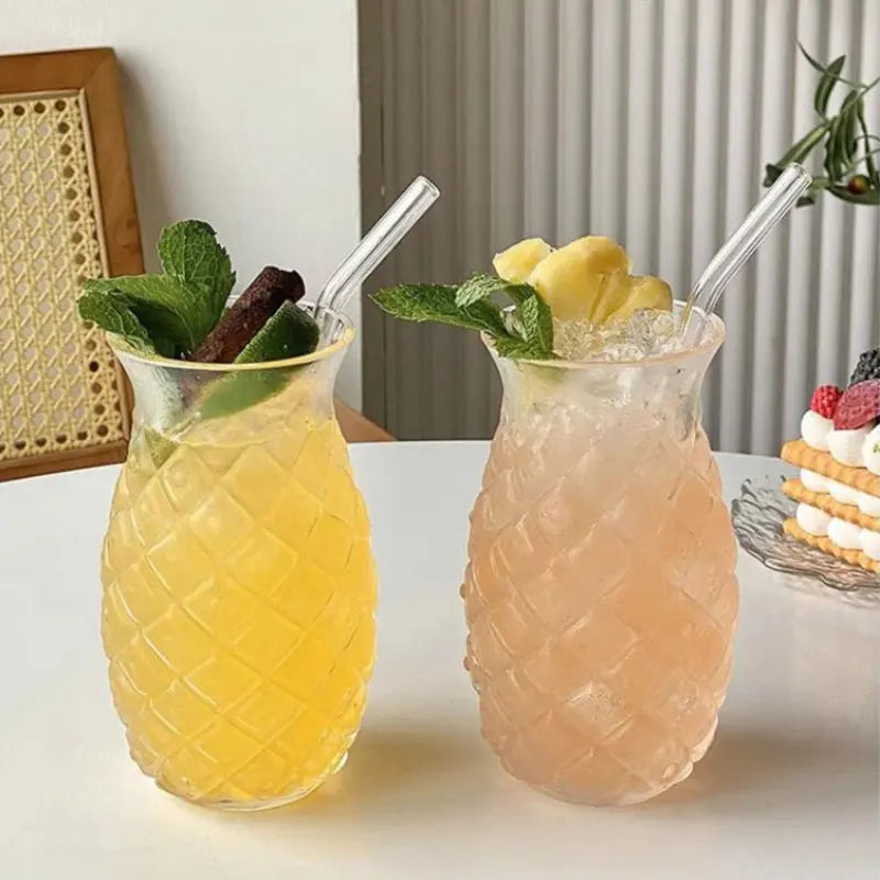 Pineapple Shaped Drinking Glasses